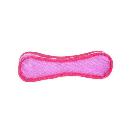 Tuffy Dog Toys - VIP Products - DuraForce Bone Tiger - Pink, Durable, Squeaky Dog Toy - Dog.Dog.Cat.