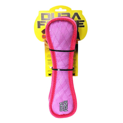 Tuffy Dog Toys - VIP Products - DuraForce Bone Tiger - Pink, Durable, Squeaky Dog Toy - Dog.Dog.Cat.