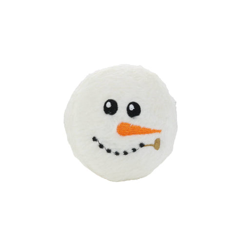 Tuffy Dog Toys - VIP Products - Mighty Ball-Small Snowball Squeaky Dog Toy, No Stuffing - Dog.Dog.Cat.