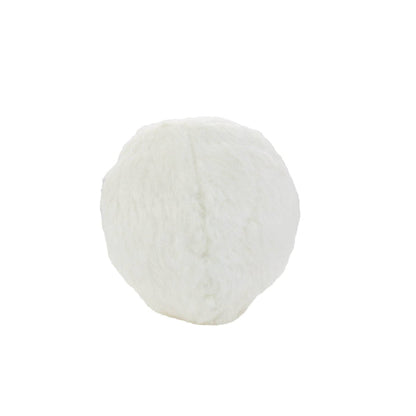 Tuffy Dog Toys - VIP Products - Mighty Ball-Small Snowball Squeaky Dog Toy, No Stuffing - Dog.Dog.Cat.