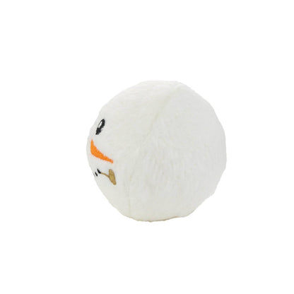 Tuffy Dog Toys - VIP Products - Mighty Ball-Small Snowball Squeaky Dog Toy, No Stuffing - Dog.Dog.Cat.