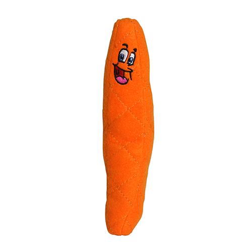 Tuffy Dog Toys - VIP Products - Tuffy Funny Food HotDog, Durable, Squeaky Dog Toy 2-in-1 - Dog.Dog.Cat.