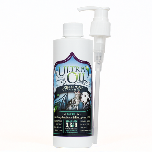Ultra Oil For Pets - Skin & Coat Supplement - Dog.Dog.Cat.