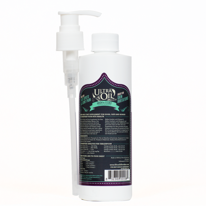 Ultra Oil For Pets - Skin & Coat Supplement - Dog.Dog.Cat.
