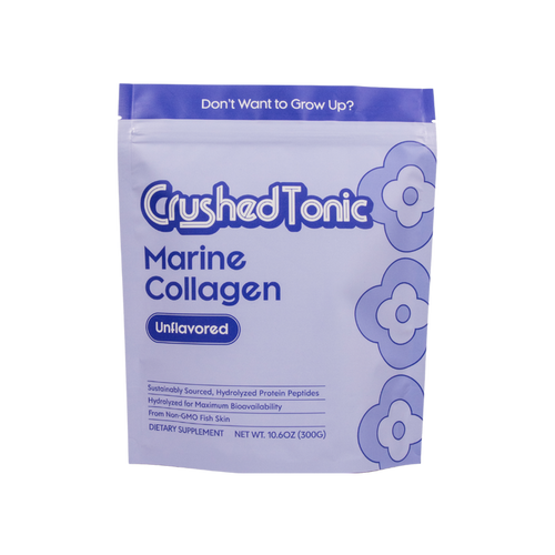 Package of Crushed Tonic Marine Collagen on a white background
