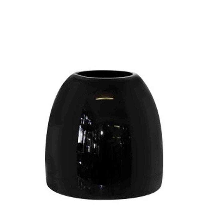Urban Decor 15cm Reese Squat Vase - Black