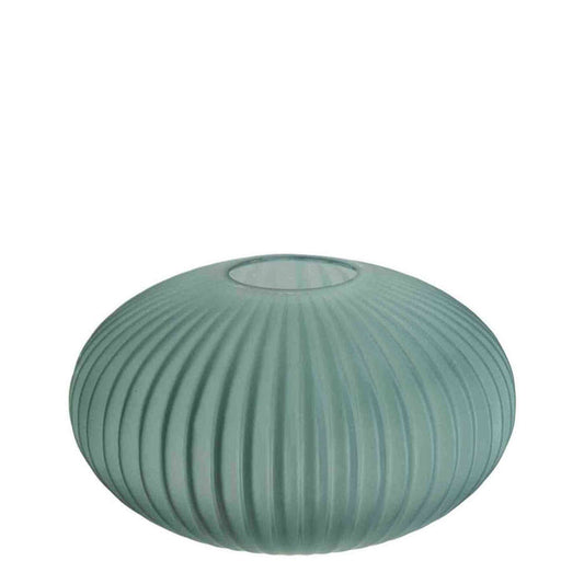 Urban Decor 25cm Ocean Blue Optic Vase - Blue