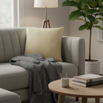 Urban Style Decorative Beige Lines Lounge Cushion | 45x45cm
