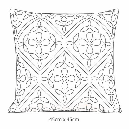 Urban Style Decorative Mustard Tiles Lounge Cushion | 45x45cm