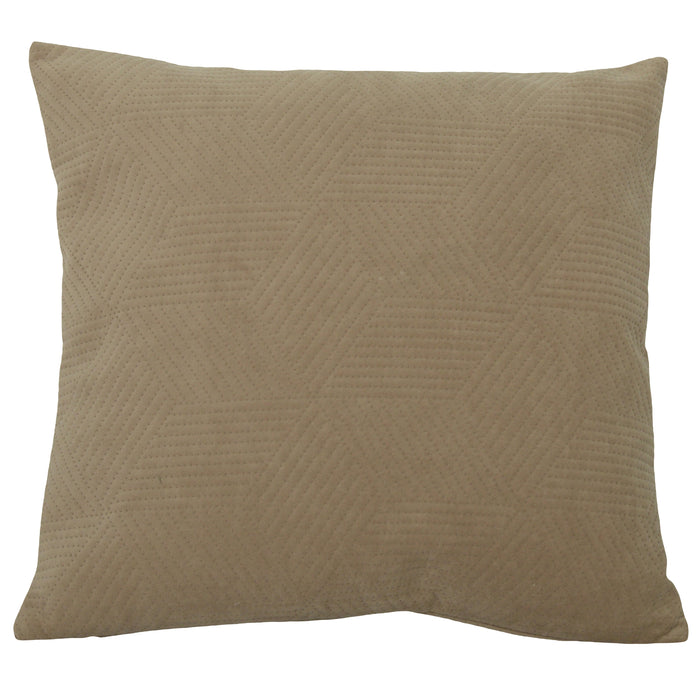 Urban Style Decorative Taupe Lines Lounge Cushion | 45x45cm