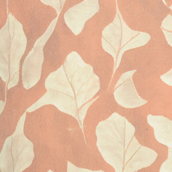 Urban Style Terracotta Leaves Cushion | 45x45cm
