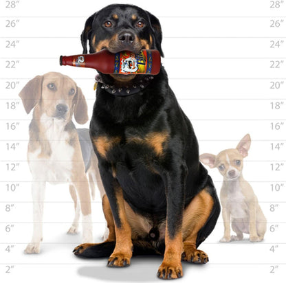VIP Silly Squeaker Beer Bottles Dog Toy - Durable, Strong Novelty Play Toy - Dog.Dog.Cat.