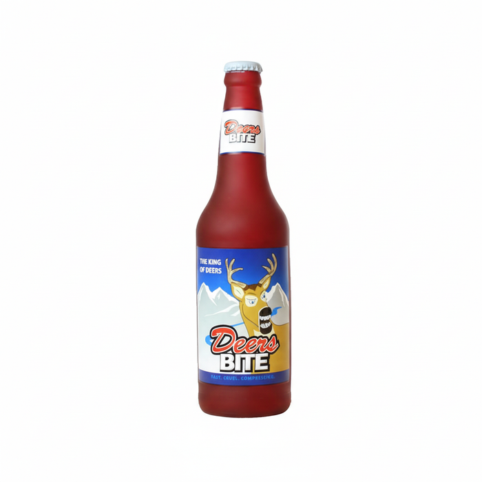 VIP Silly Squeaker Beer Bottle Dog Toy