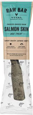 Vital Essentials Freeze-Dried Salmon Skins Dog Treats - Dog.Dog.Cat.