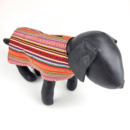 Walking Palm - 100% Hand-Woven Dog Poncho - Salsa - Dog.Dog.Cat.