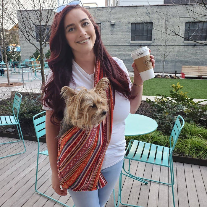 Walking Palm - Dog Sling - Salsa Woven - Dog.Dog.Cat.