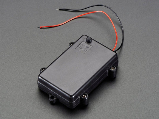 Waterproof 3xAA Battery Holder with On/Off Switch by The Pi Hut - The Pi Hut