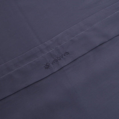 Weavve Home Lyocell Fitted Sheet Set Queen Size Midnight Blue