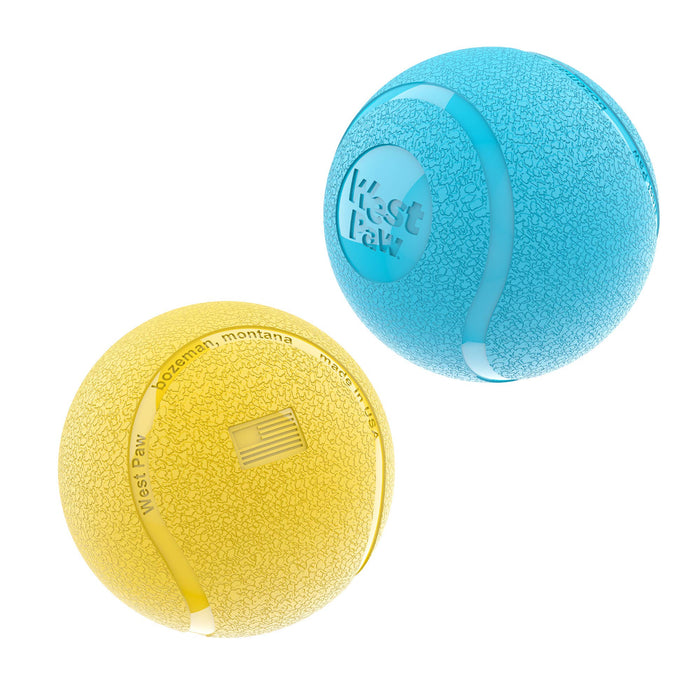 West Paw - Boundr® 2-Pack Dog Toy Ball for Play, Chew, and Fetch - Dog.Dog.Cat.