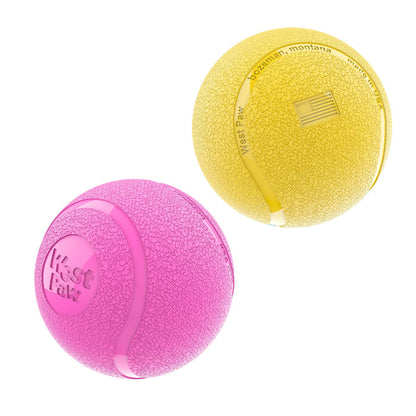 West Paw - Boundr® 2-Pack Dog Toy Ball for Play, Chew, and Fetch - Dog.Dog.Cat.