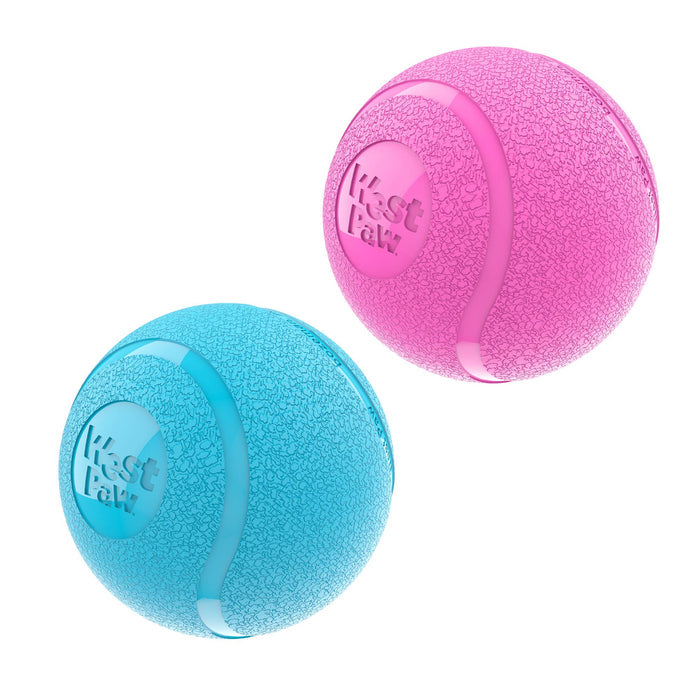 West Paw - Boundr® 2-Pack Dog Toy Ball for Play, Chew, and Fetch - Dog.Dog.Cat.