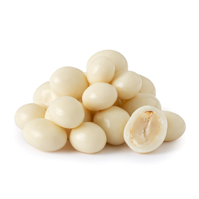 White Yogurt Covered Peanuts Candy - 10 LB