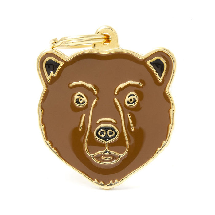 Wild Bear ID Tag - MyFamily - Dog.Dog.Cat.