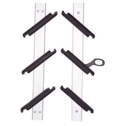 Wind Louvre Frame 3 Blade Alu 6" S/C Glass **