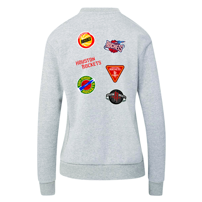 Women's Houston Rockets History of Logos Sweatshirt