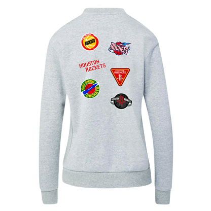 Women's Houston Rockets History of Logos Sweatshirt
