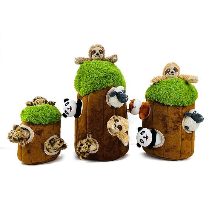 Woodland Stump Hide-and-Seek Toy - Dog.Dog.Cat.