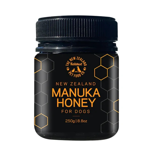 WOOF Manuka Honey Dog Treats - Premium New Zealand Raw Honey Treats for Dogs (8.8 oz) - Dog.Dog.Cat.