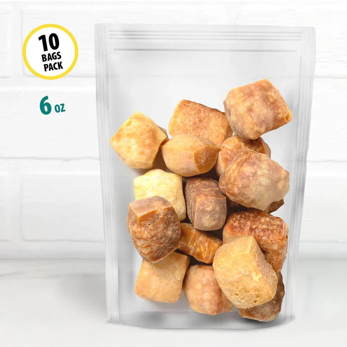 Yak Cheese Puffs for Dogs - 6 oz Natural Himalayan Training Treats | Made in Nepal - Dog.Dog.Cat.