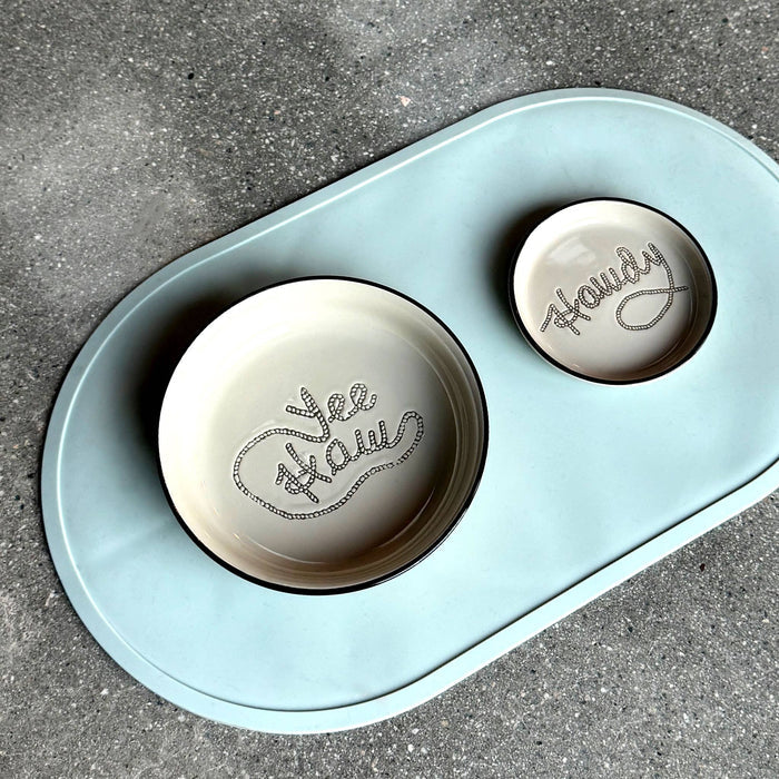 Speckle and Spot by Ore’ Originals - Pet Bowl | Yee Haw - Dog.Dog.Cat.