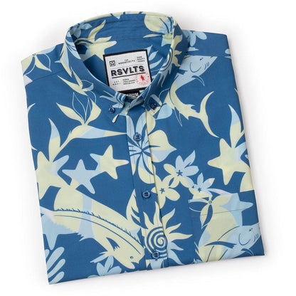 RSVLTS RSVLTS Fish "You've Got Sail" _ KUNUFLEX Short Sleeve Shirt